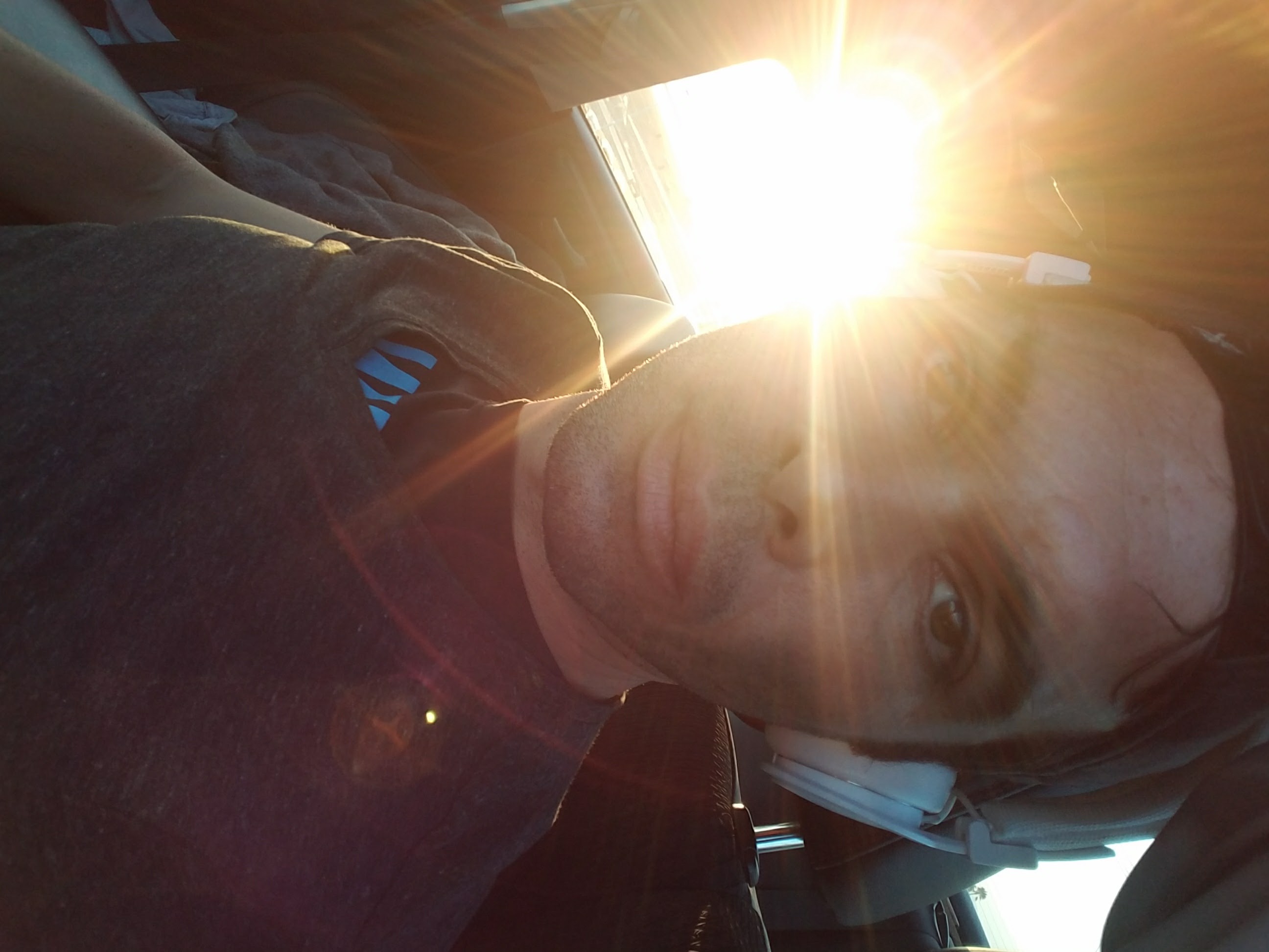 Personal photo 2 - A selfie with sun glare