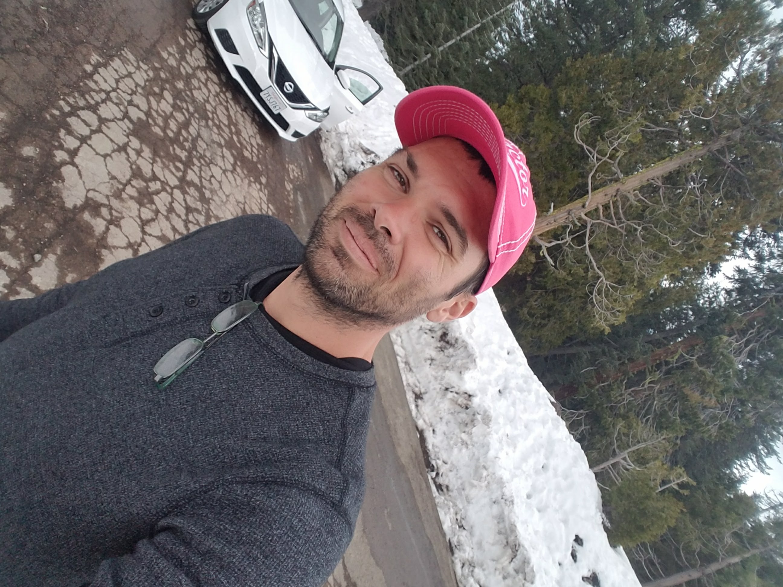 Personal photo 3 - A selfie in a snowy area with a car